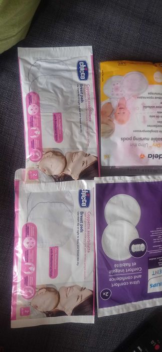 Creme mamilos e almofadas de hidrogel