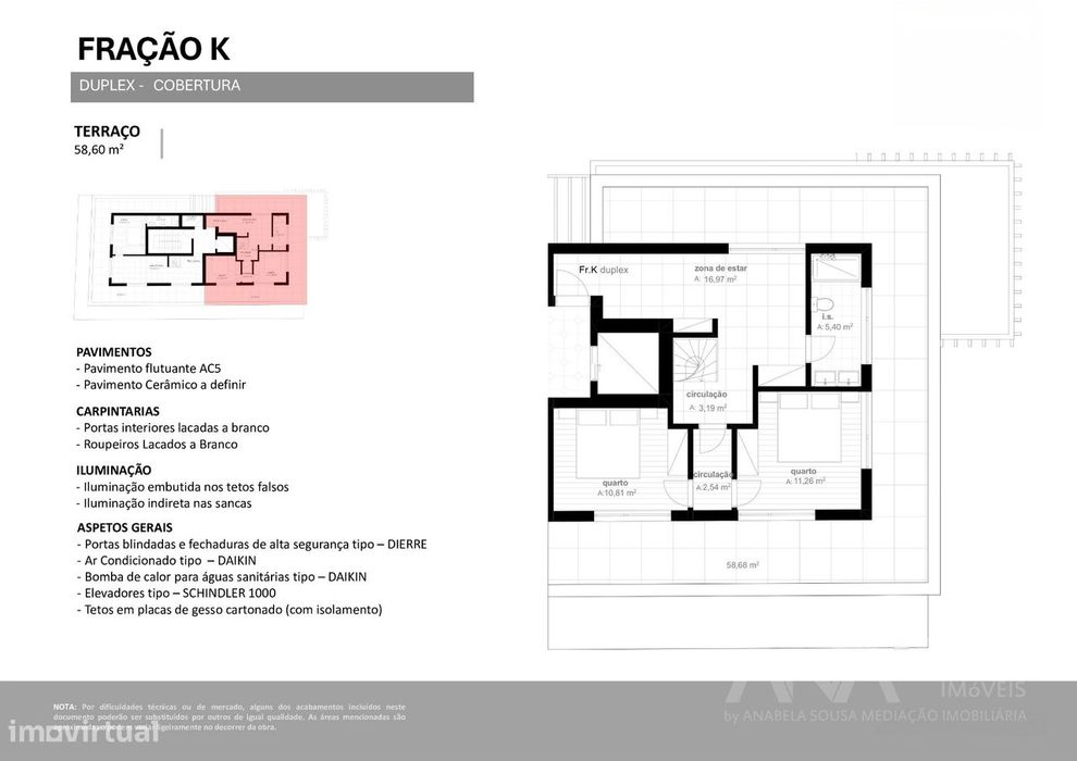 Apartamento T1 Venda em Viseu,Viseu