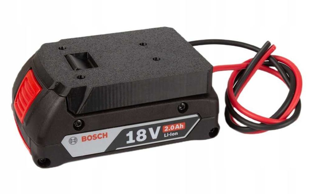 Adapter  akumulatora baterii BOSCH PRO Professional 18V GRUBE PRZEWODY