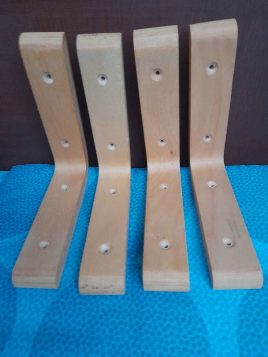 Podpórki wsporniki do półki 17 cm 4 szt.