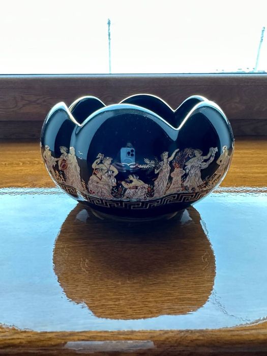 Блюдо, цукерниця, кофетниця Elina 24k gold