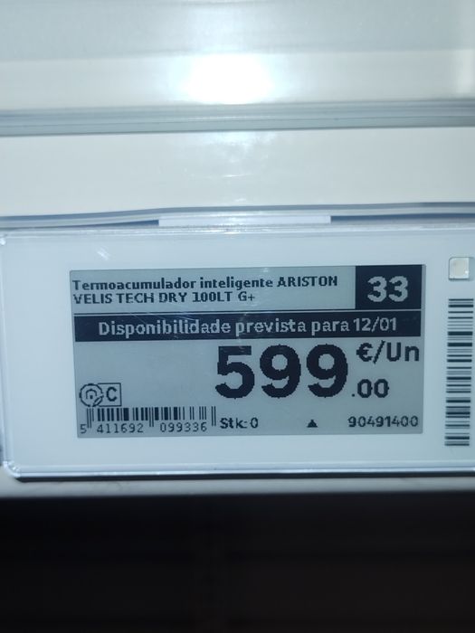 Termoacumulador  Ariston Velis  Tech Dry 100L
