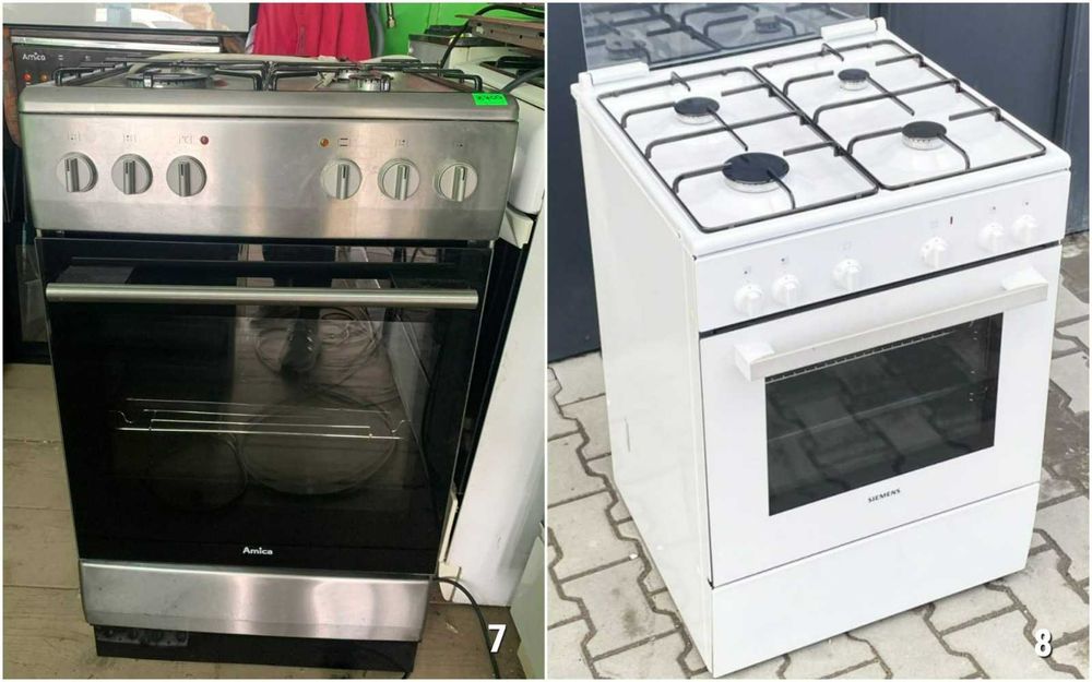 ПЛИТА Газова AMICA CV8924 50 60см Конвекція ГРИЛЬ Таймер Б\у Німеччина
