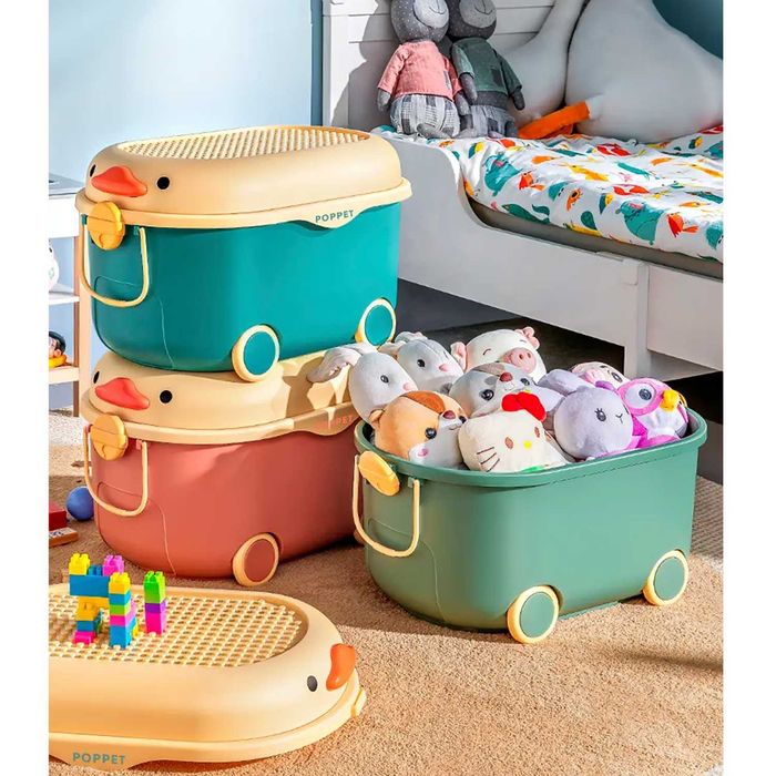 В наличии! Ящик для игрушек на колесах Poppet