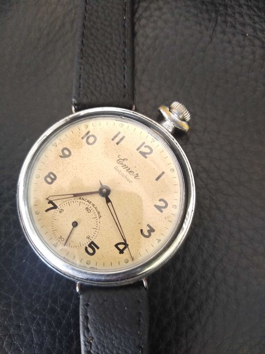 Relogio transição bolso para pulso, EMER. Ano 1919