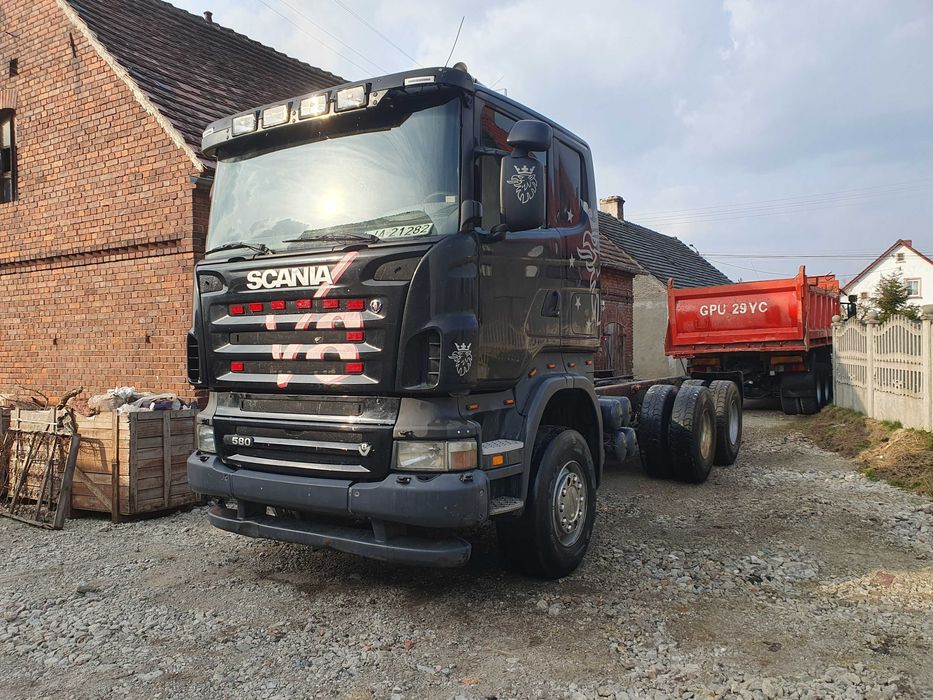 Scania R580 6x4 2007 pod zabudowe