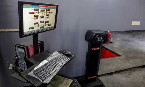 Стенд для развал-схождения на яму. Готов к отгрузке.