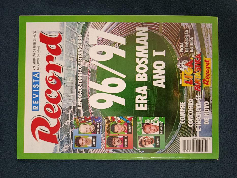 7 Revistas RECORD ( especial ) Anos 90 - Futebol