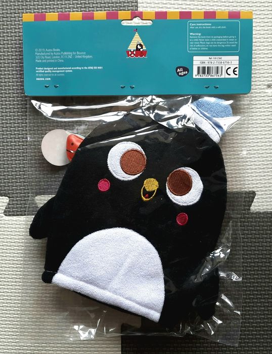 Peter My Bathtime Buddies książeczka kąpielowa z myjką angielski