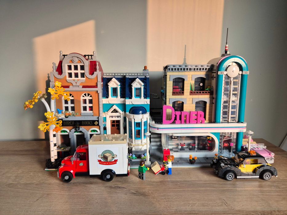 Kolekcja LEGO MODULAR: 10243 10255 10260 10264 10270 10278 10297 10312 40532 40586