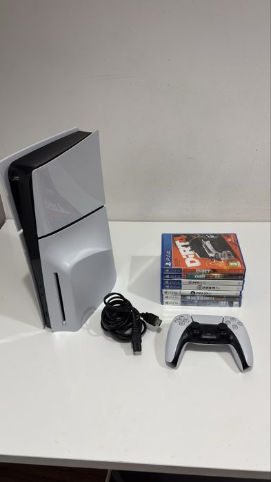 PS5 Slim 1TB + 7 jogos