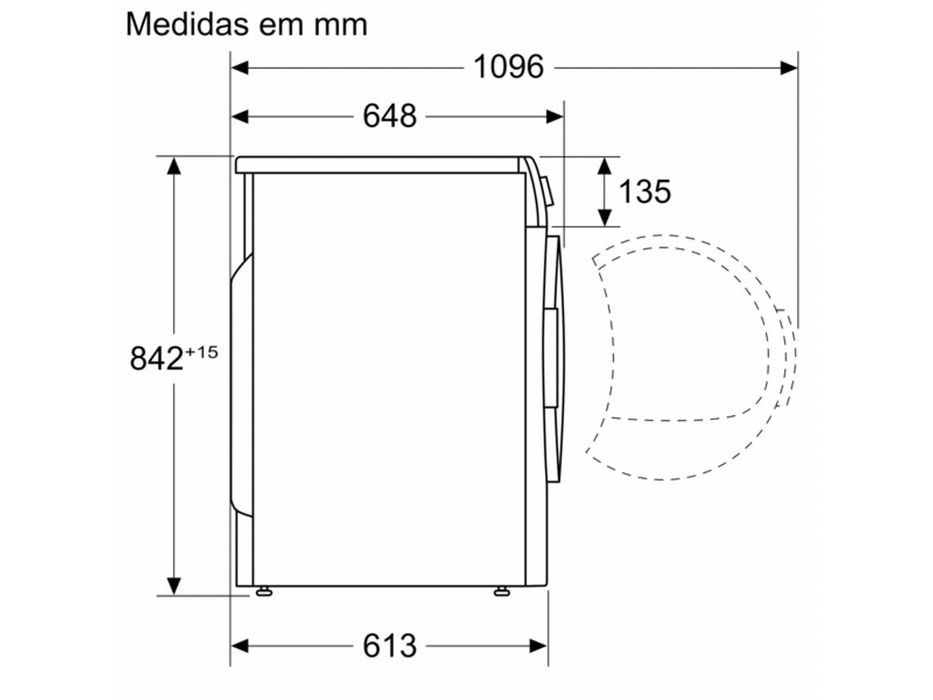 Máquina de Secar Roupa SIEMENS - 9Kg - Nova c/garantia