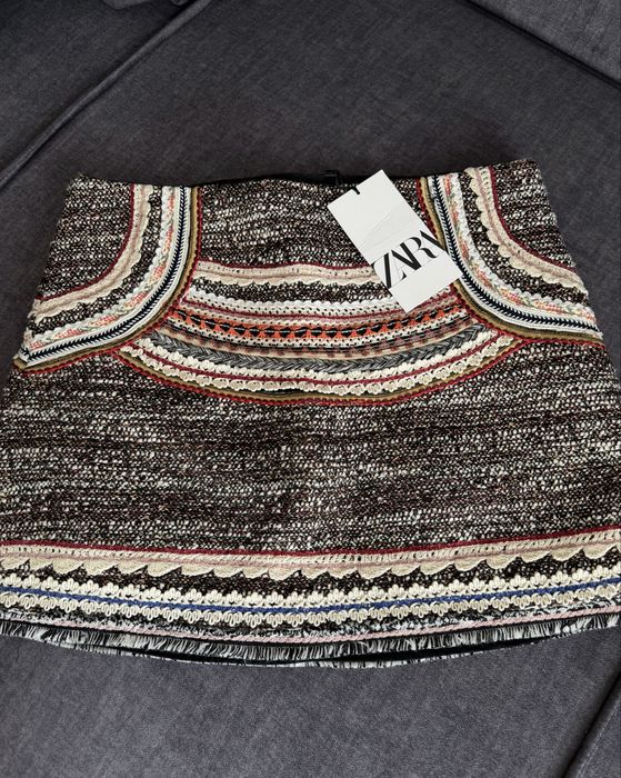 Спідниця твідова Zara, р. М