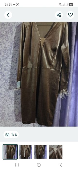 Очень красивая платье нарядне з велюра