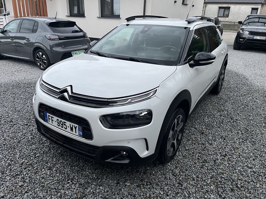 Citroen c4 Cactus lift benzyna 1.2 130km kamera parki alu biała perła hak niski przebieg