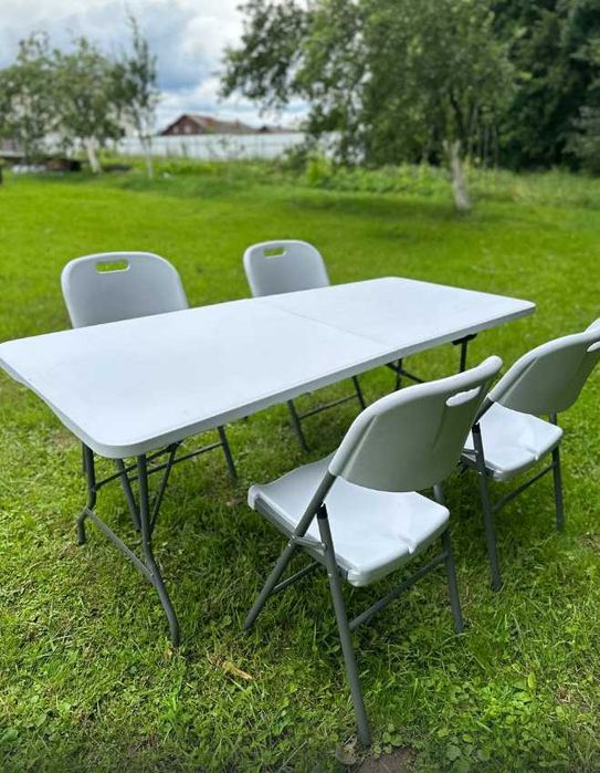 Акция! Раскладные столы, стулья, лавки Bonro и наборы для сада.