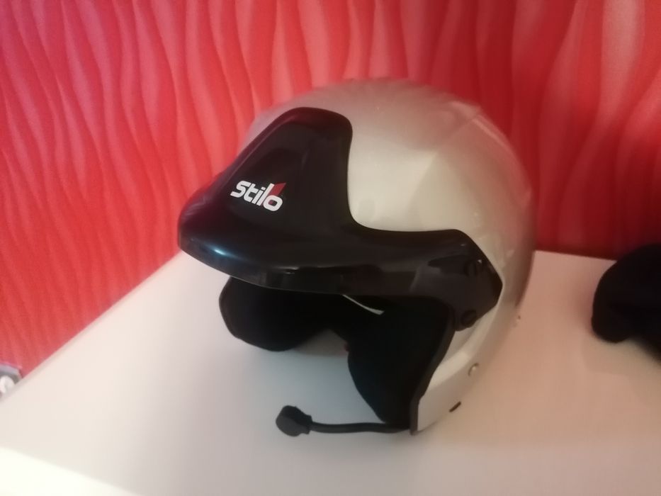 Capacete stilo hans clip wrc
