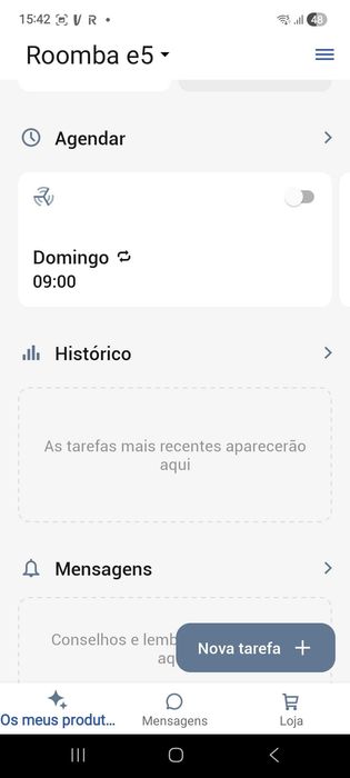 Aspirador robô iRobot Roomba e5 Wifi