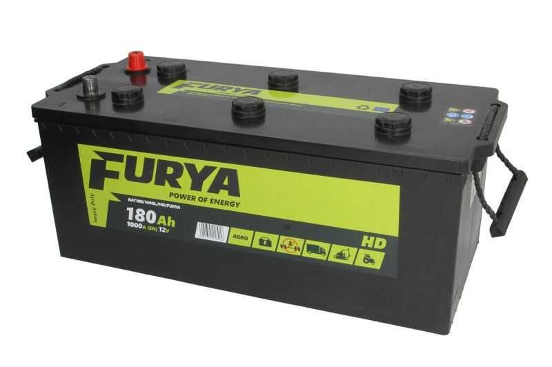 NOWY Akumulator FURYA 12V 180Ah 1000A AGRO HD L+ 513x223x223 B00