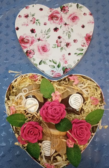 Zestaw prezentowy serce