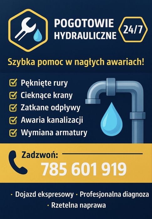 Usługi Hydrauliczne – Szybko, Solidnie, 24h – Szczecin i okolice