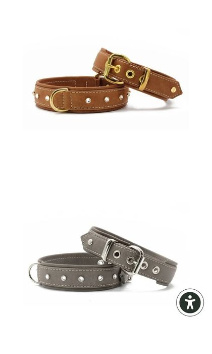 Ошейник премиальный от Maul Leather Manufacturer, на крупную собаку