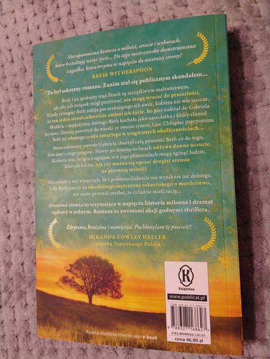 Stracona ziemia. Clare Leslie Hall. Stan bardzo dobry