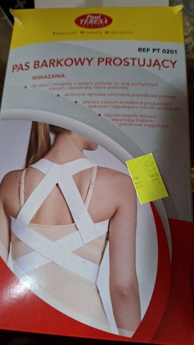 Pas barkowy prostujący pajączek M