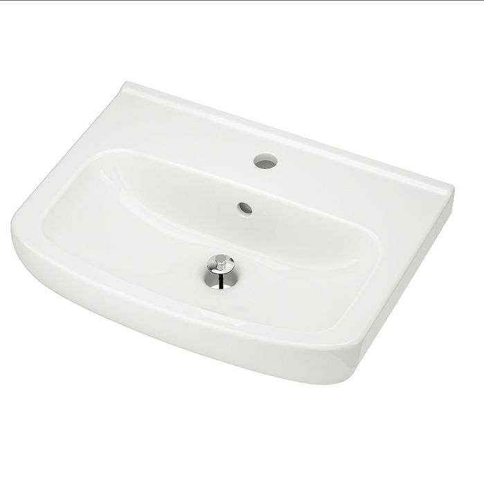 Umywalka pojedyncza biała 54 x 40 cm BJORKAN IKEA NOWA