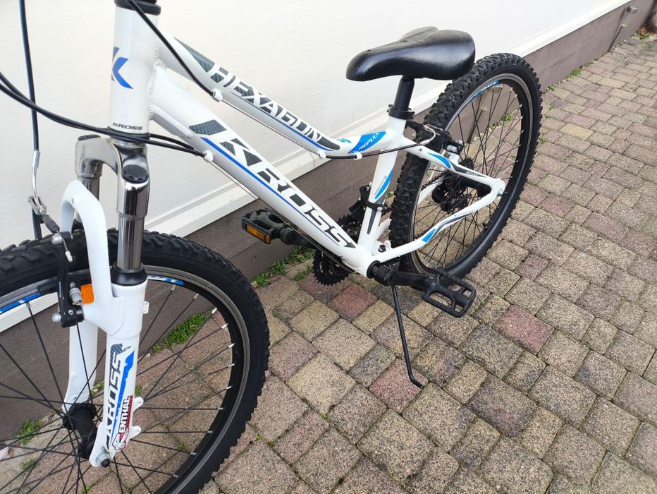 Rowerek rower 24 cale Kross Hexagon Aluminiowy stan bdb po serwisie rowerowym polecam