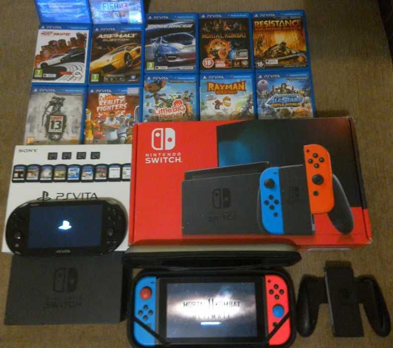 Nintendo Switch Oled Neon(Обмен Приставки/Игр-Mario/Minecraft/Witcher)