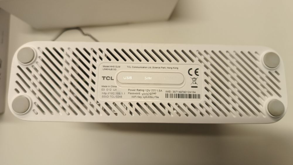 Router 5G  TCL HH512LM MODEM na kartę SIM