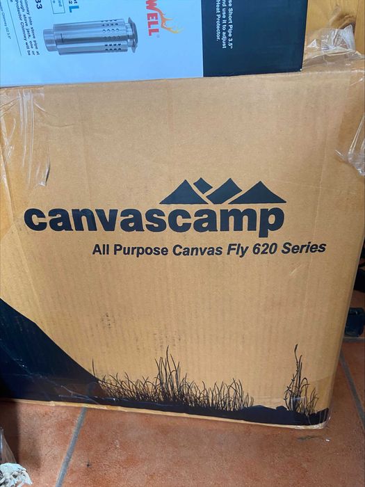 Tenda CanvasCamp Sibley Apex 620 – Kit Completo Glamping – Nova