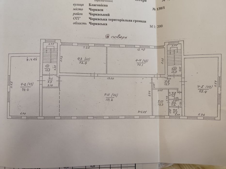 Продам приміщення центр вул Грушевського Благовісна