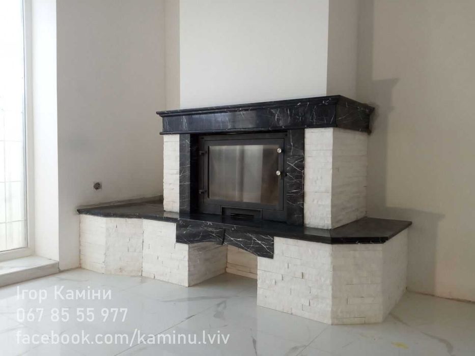 Проектування монтаж будівництво камінів барбекю мангалів пічок лежанок