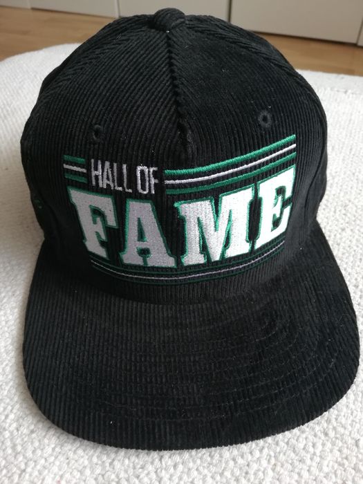 Czapka z daszkiem full cap sztruks skóra 56cm