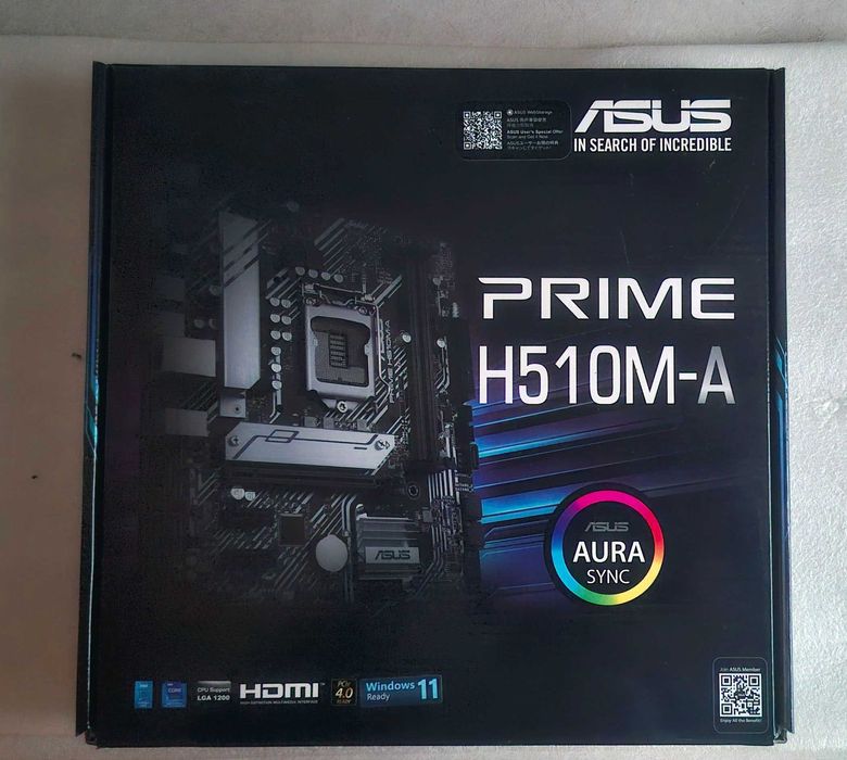 Płyta główna ASUS PRIME H510M-A , Procesor Core i5-11400F