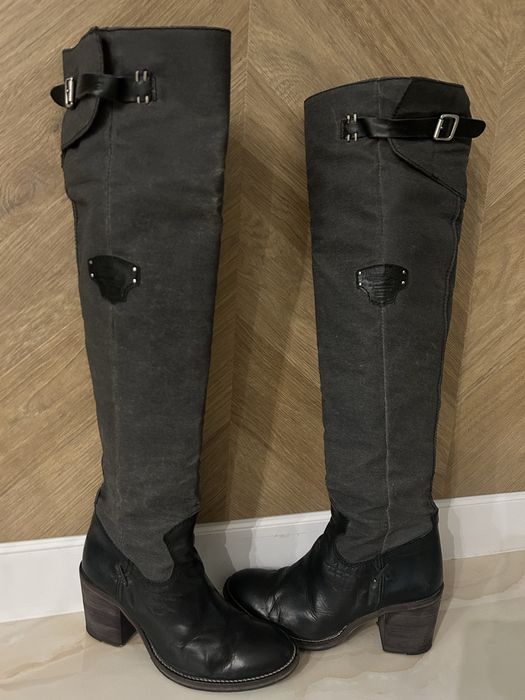 Oficerki kozaki skora Hilfiger Denim 38