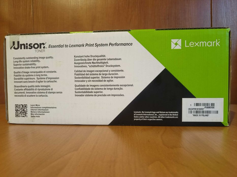 Nowy Oryginalny Toner Lexmark 55B2X0E MS431 MX431 | Fabrycznie Zapakowany