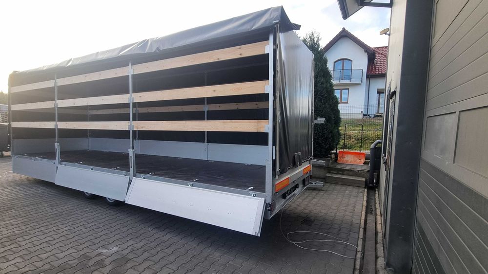 Przyczepa ciężarowa SIDECAR 740x196 DMC 3500 kg - Producent