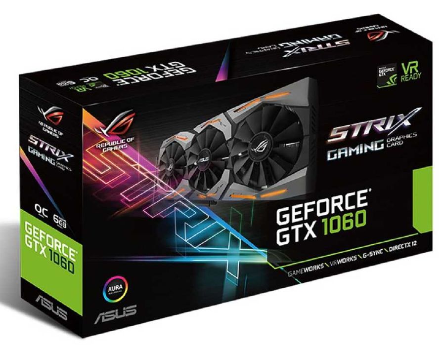 ASUS Strix ROG GTX 1060 6GB (somente a caixa)