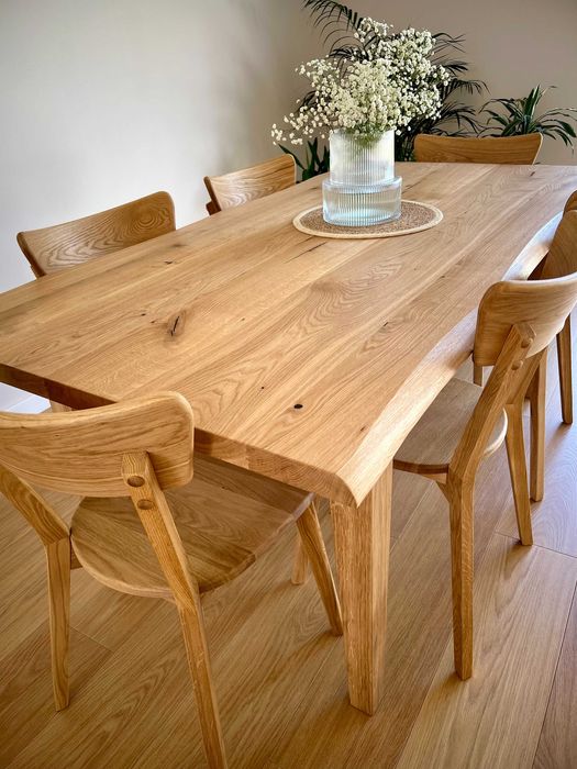 Stół dębowy z litego drewna rozkładany producent