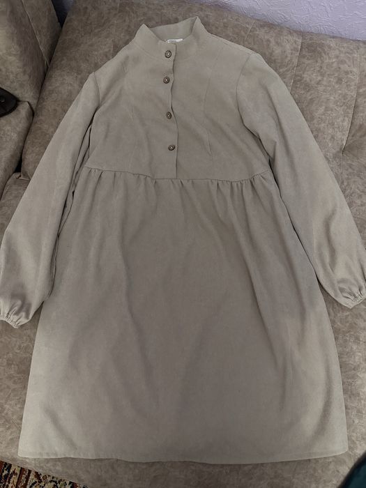 Вельветова сукня для вагітних та годуючих