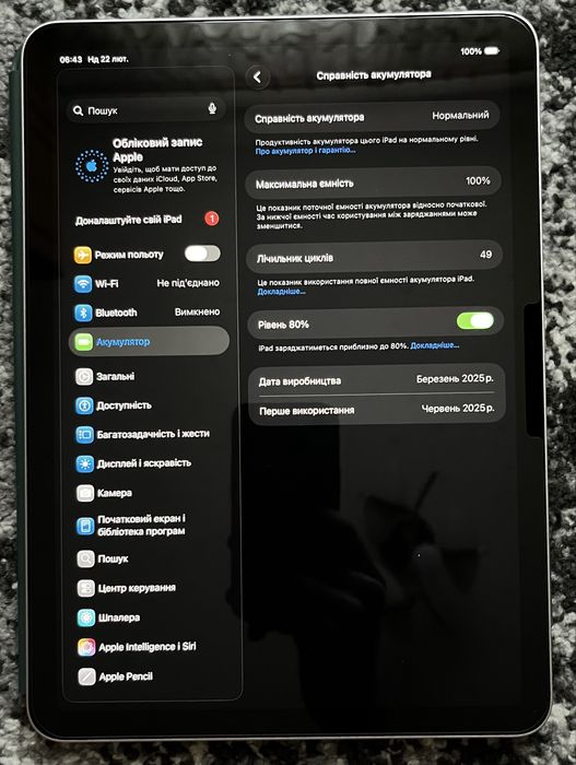 Ipad AIR M3 2025 128 gb