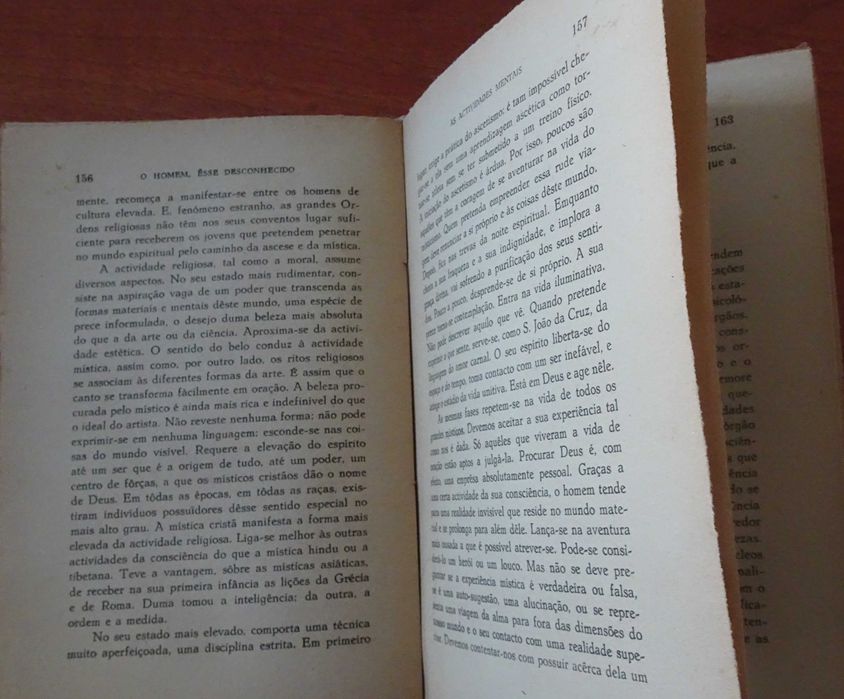 O Homem Esse Desconhecido do Dr. Alexis Carrel - 1 Edição Ano 1944