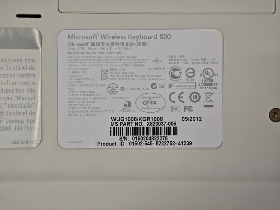 Teclado e rato Microsoft Wireless 800447291309802792962