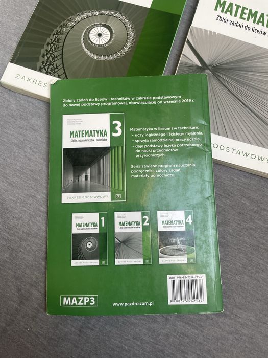 zestaw zbiorów zadań do matematyki 1 2 3 pazdro
