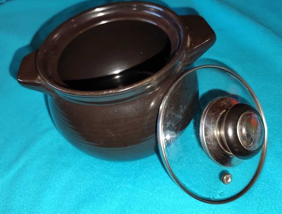 Керамическая кастрюля Sacher.Кастрюли, горшок глиняный