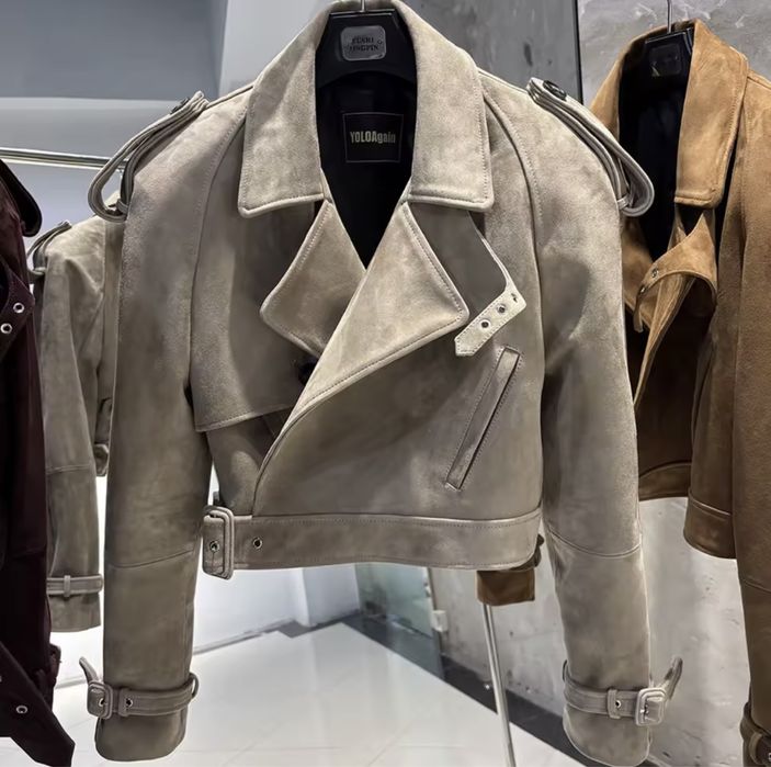 Kontantto kurtka skora naturalna czerwien xs-3xl