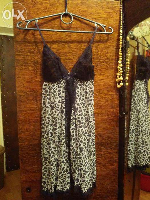 Пеньюар леопардовий принт, новий